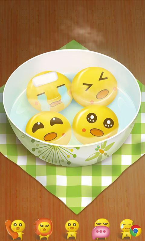 Dumpling guy GO Launcher Theme
