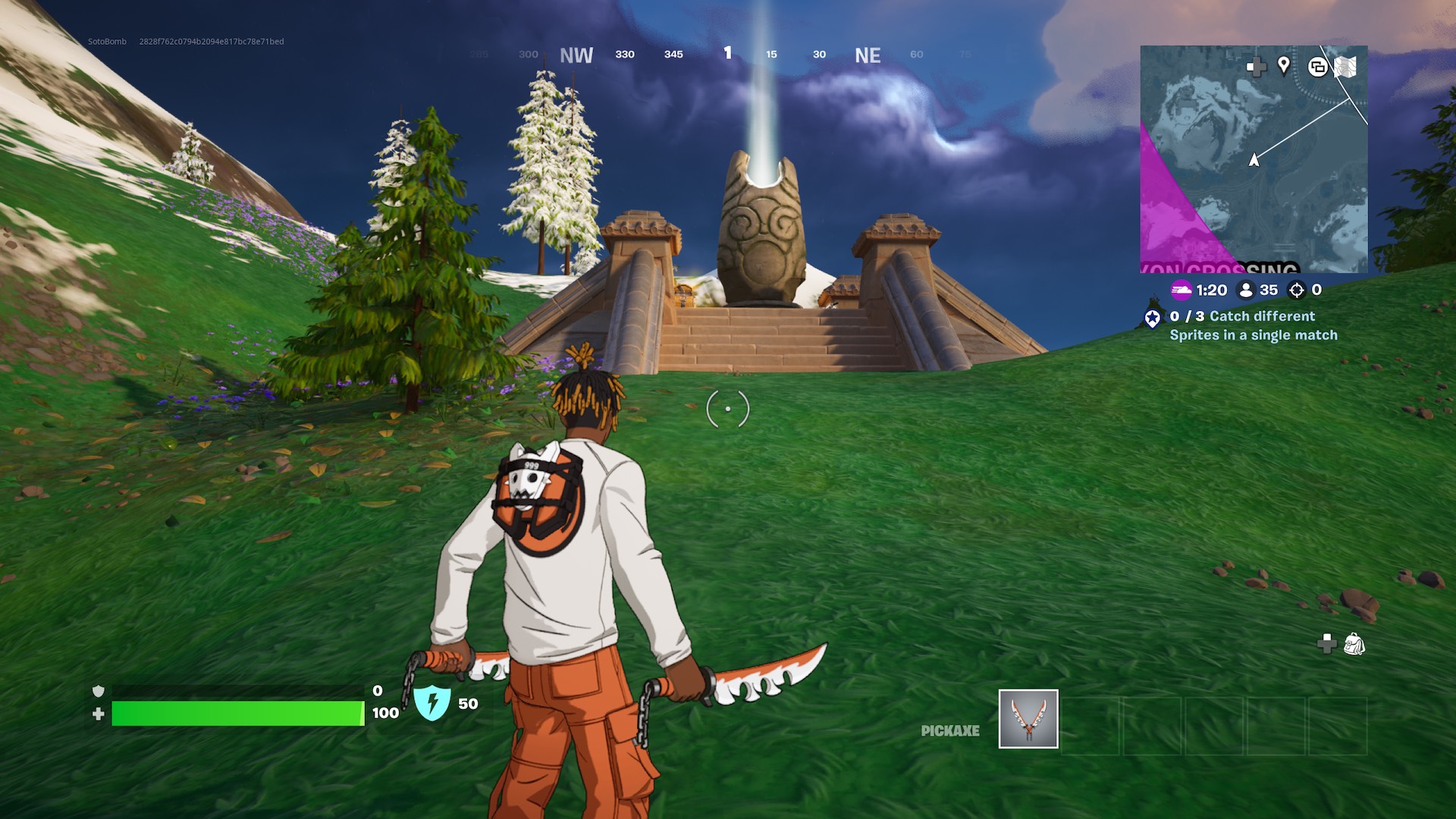 Fortnite第6章のすべてのSprite Shineの場所