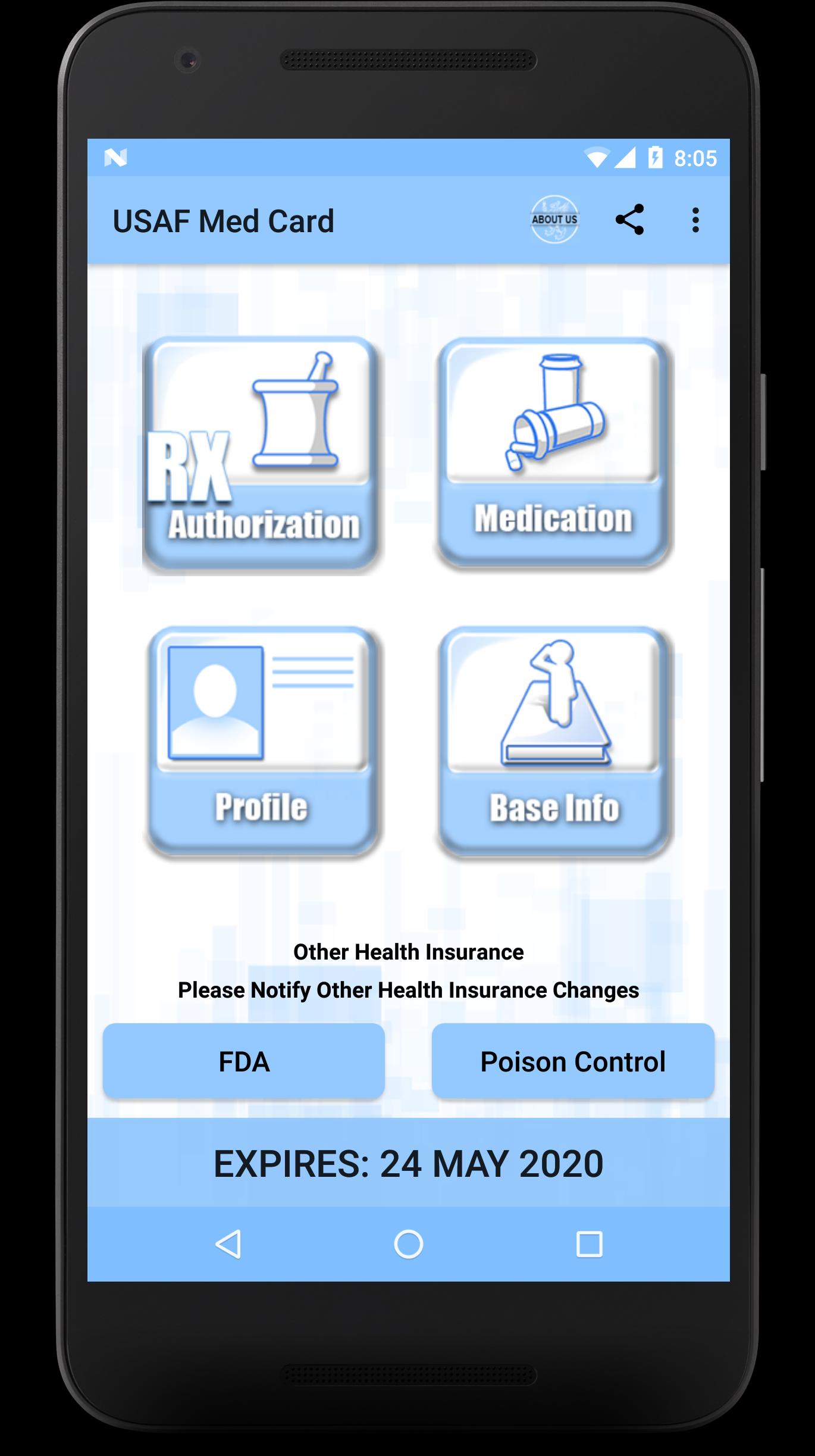 USAF Med Card