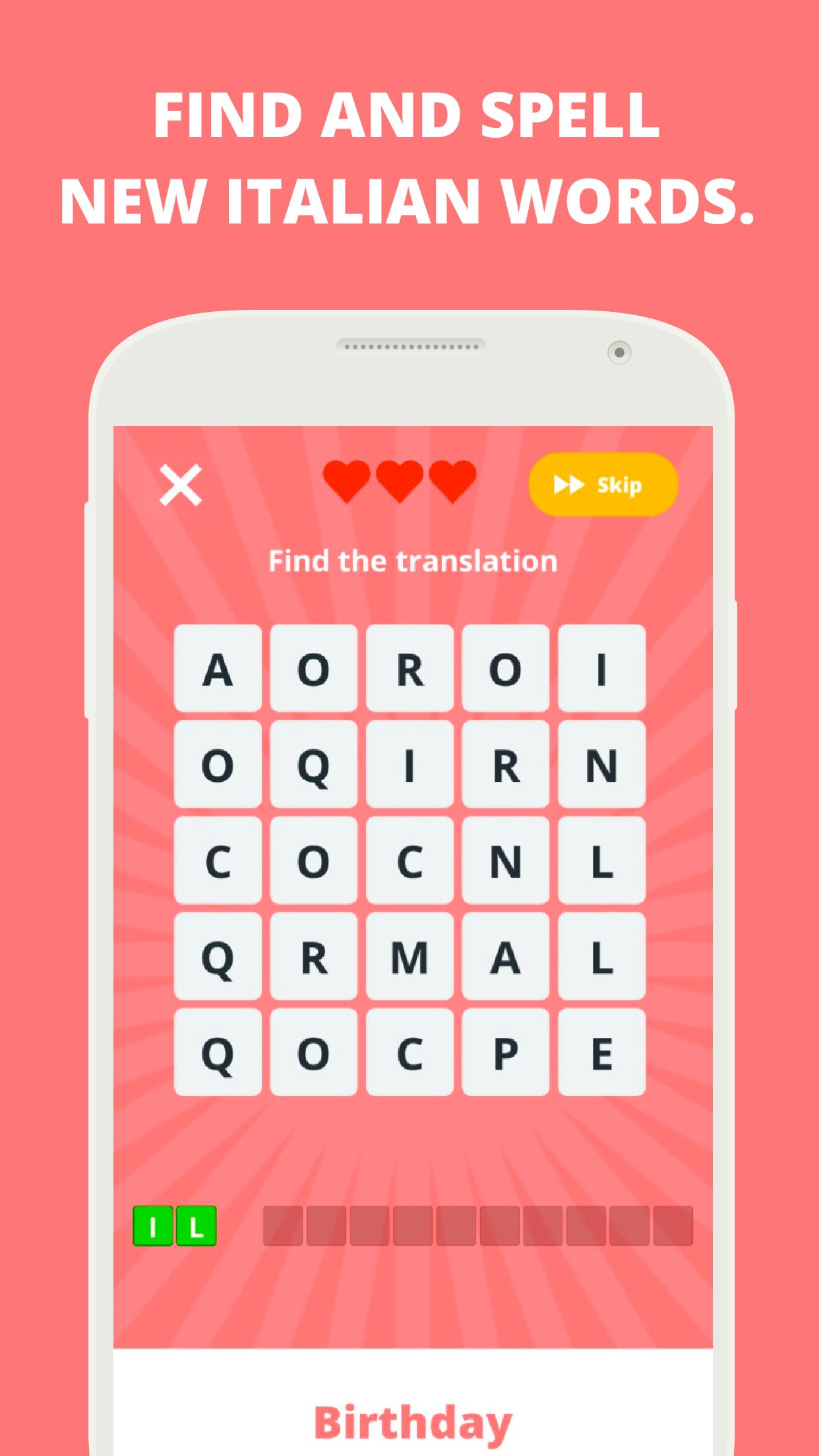 WordUp! The Italian Word Game