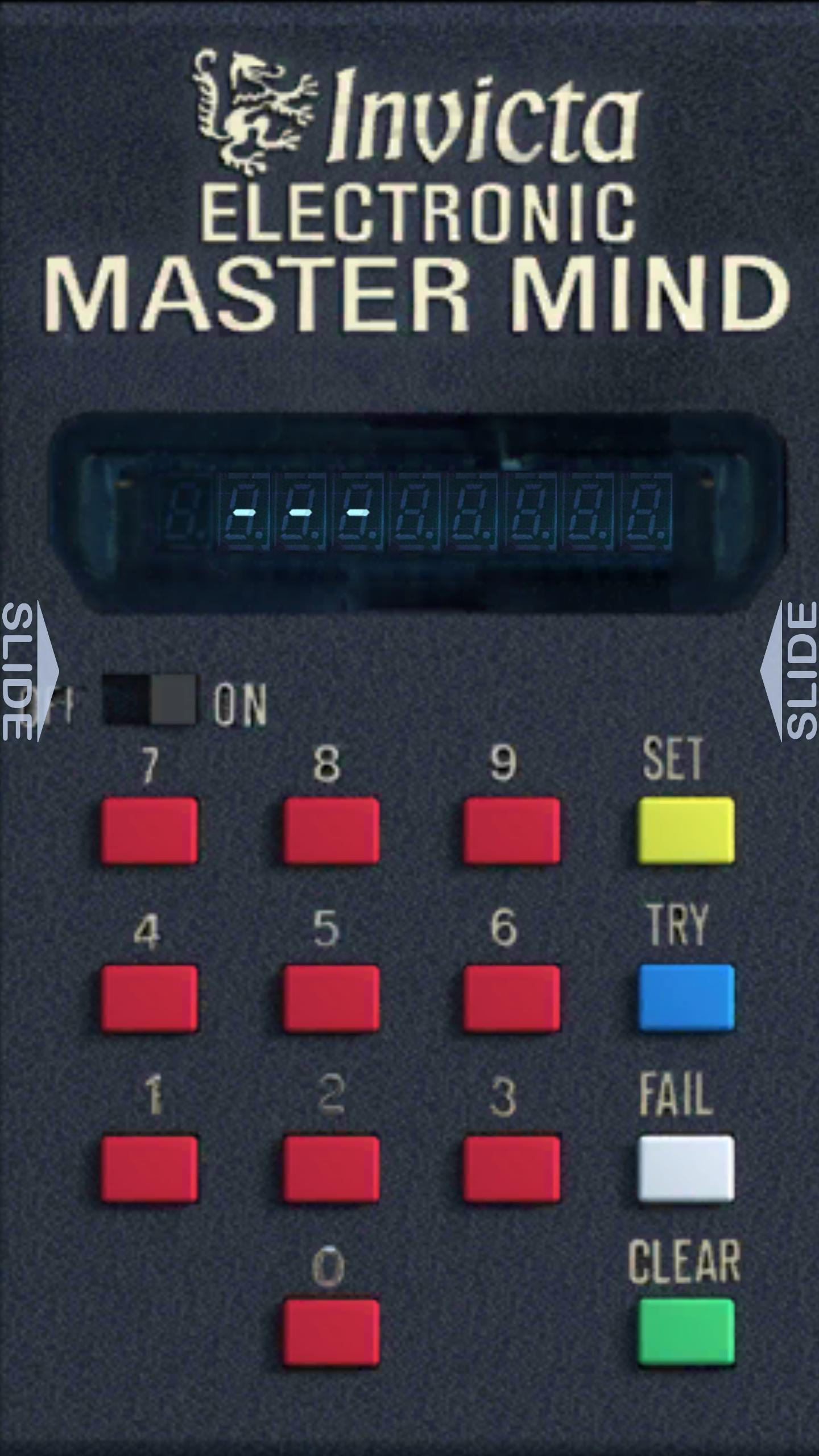 Electronic Master Mind