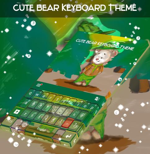 Cute Bear Keyboard Theme
